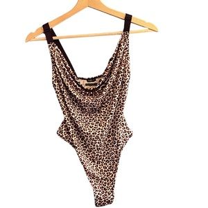 OUT FROM UNDER (URBAN OUTFITTERS) Animal Print Bodysuit